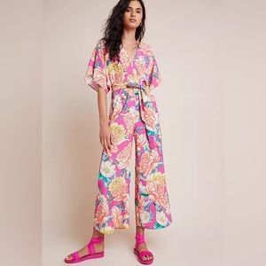 NWT Anthropologie Farm Rio Eulalie Jumpsuit